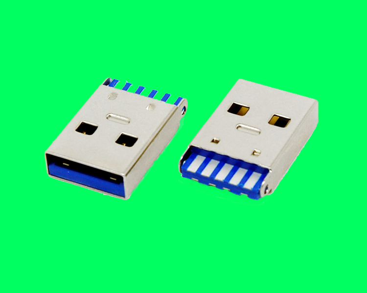 USB 3.0 AM短体焊线一体式（手工焊）