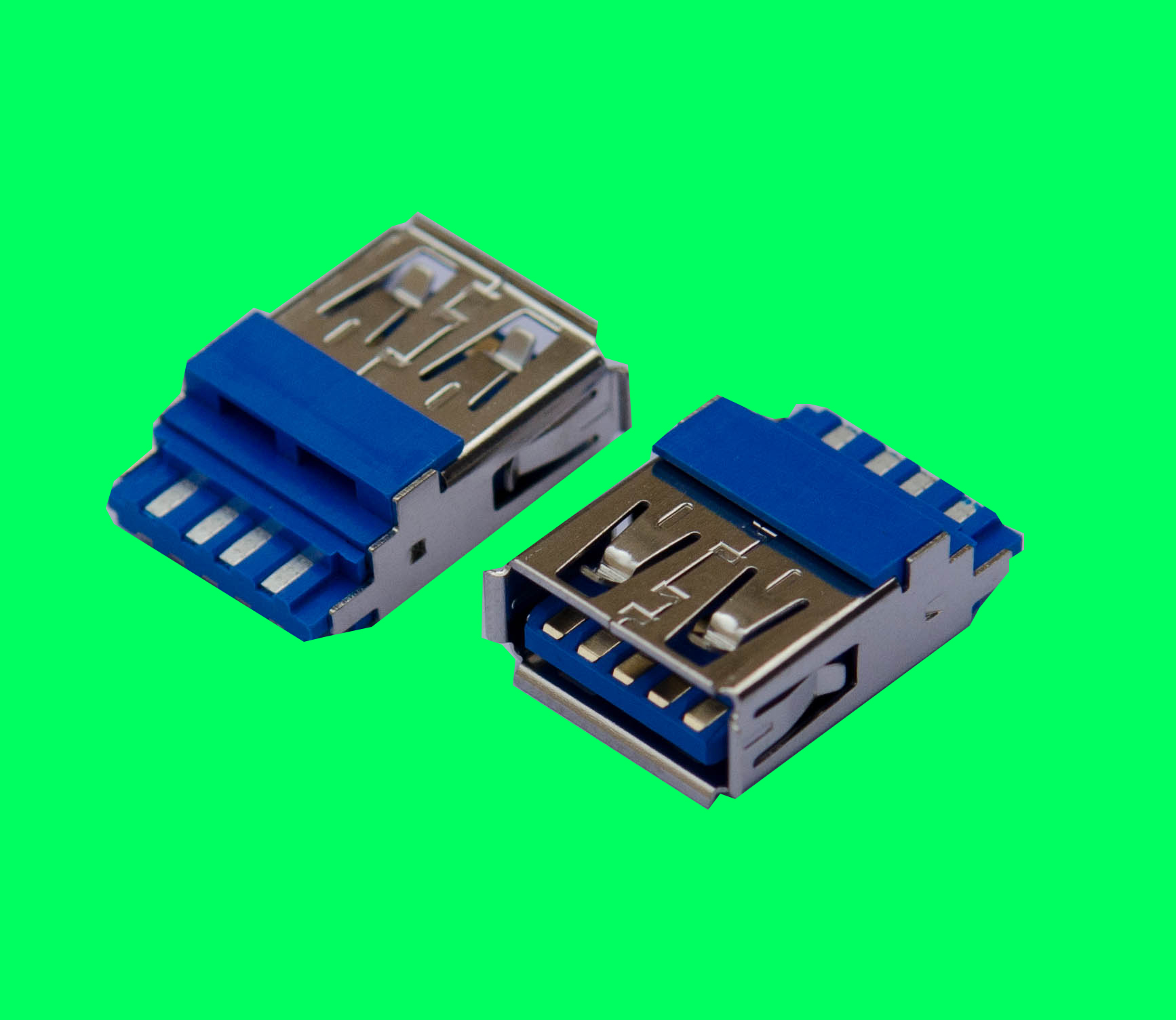 USB3.0AF焊线一体式带凸台A款