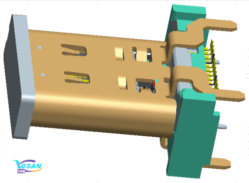 TYPE CF 24P直立式SMT H=12-15.0(第二代）